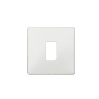 Eurolite EC-G1MWW Concealed 3mm 1 Gang Grid Plate - Matt White (LEAD TIME: 2-3 DAYS)