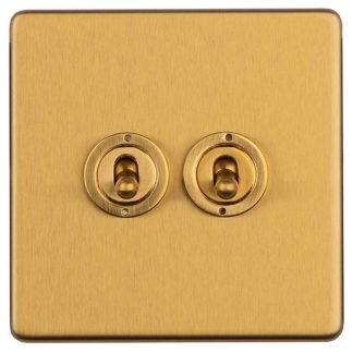 Eurolite ECSBT2SW 2-Gang 2-Way Toggle Switch (LEAD TIME: 2-3 DAYS)