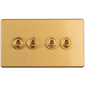 Eurolite ECSBT4SW 4-Gang 2-Way Toggle Switch (LEAD TIME: 2-3 DAYS)