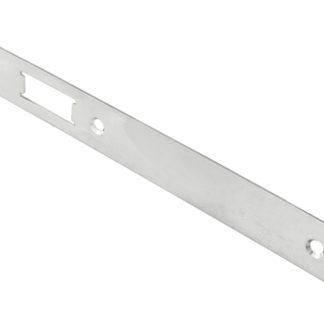 Eurospec FSF5016SSS/R Forend Strike & Fixing Pack To Suit Din Latch - Satin Stainless Steel Radius Forend (LEAD TIME: 2-3 DAYS)