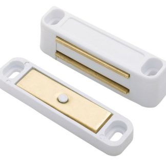 Carlisle Brass FTD835BNWH Deluxe Nylon Magnetic Catch (LEAD TIME: 2-3 DAYS)