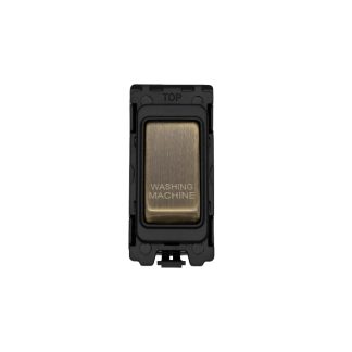 Eurolite G30-ABB-WM Grid & Modular Washing Machine Switch - Antique Brass (LEAD TIME: 2-3 DAYS)