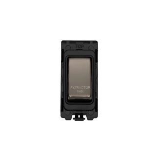Eurolite G30-BNB-EF Grid & Modular Extractor Fan Switch - Black Nickel (LEAD TIME: 2-3 DAYS)