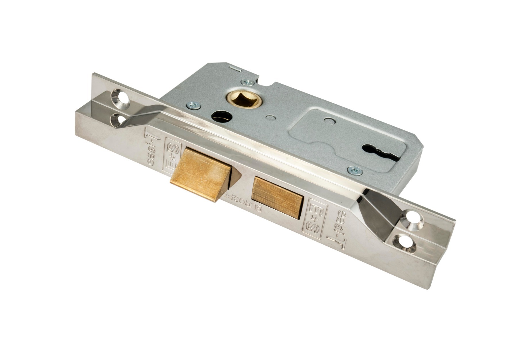 Eurospec LSE5225NP/REB Contract 2 Lever Sashlock Rebated 64mm (LEAD TIME: 2-3 DAYS)