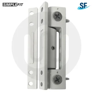 Simplefit Flat or Angled All-In-One Standard Butt Hinge 100mm