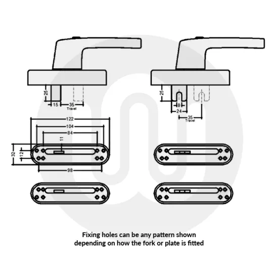 Simplefit Aluminium Peg Handle - Image 2