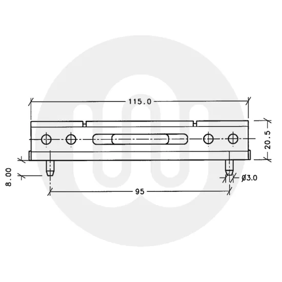Simplefit Flat or Angled All-In-One Standard Butt Hinge 115mm - Image 3